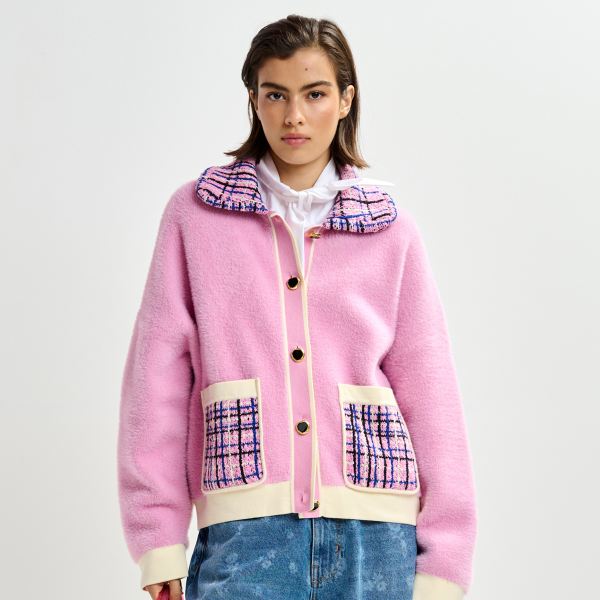 Amanda Lamb Fuzzy knit