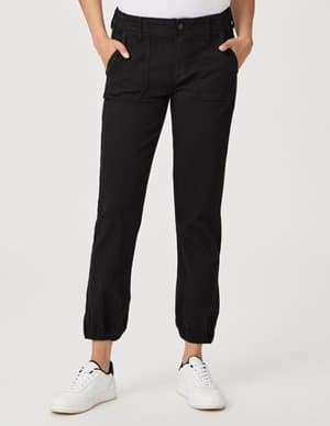 NWT Women's Mayslie Coated outlets Joggers PAIGE black cherry