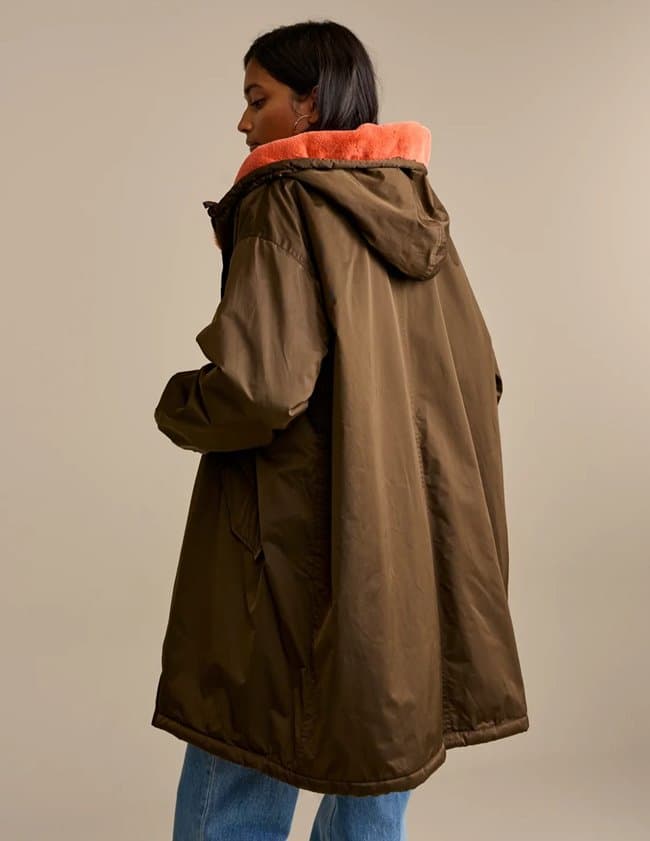 Bellerose Laos Parka Coat - Ebony