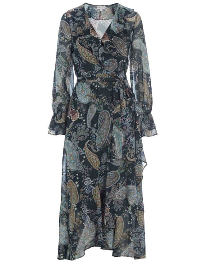 Dea Kudibal Josefina silk dress - paisley pine