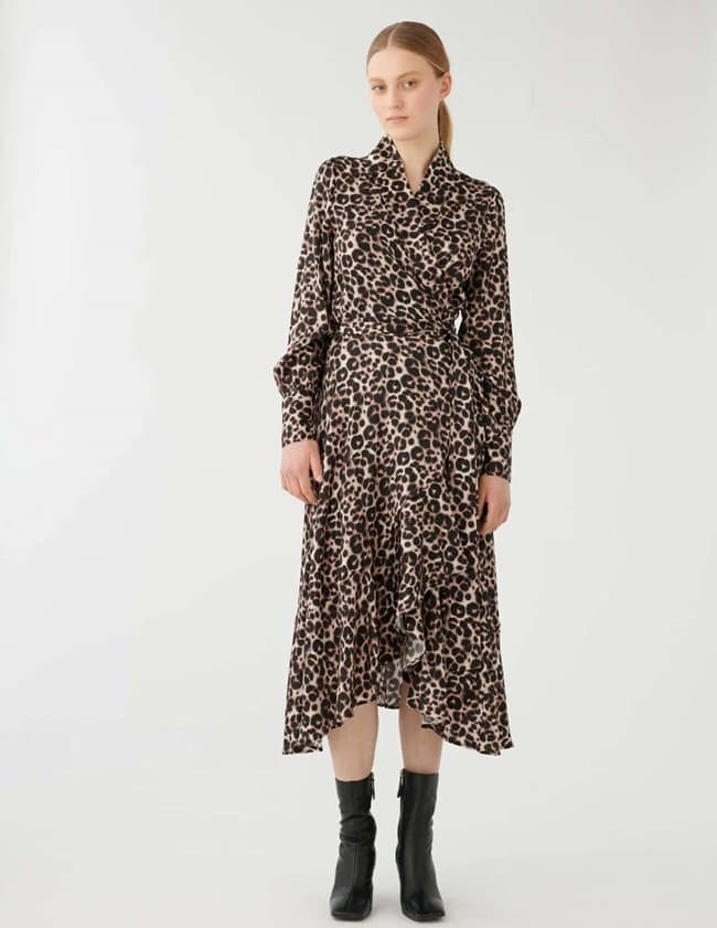 Dea Kudibal Vitah silk dress - leopard