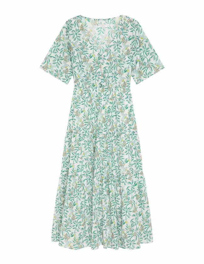 Des Petits Hauts Tokapi dress - green