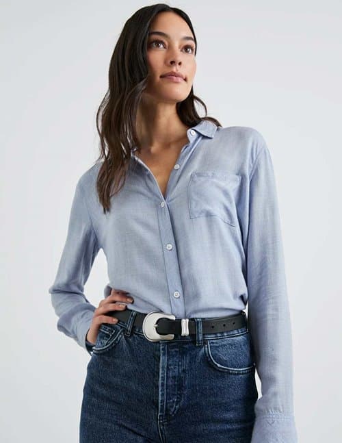 Rails hunter shirt - chambray heather