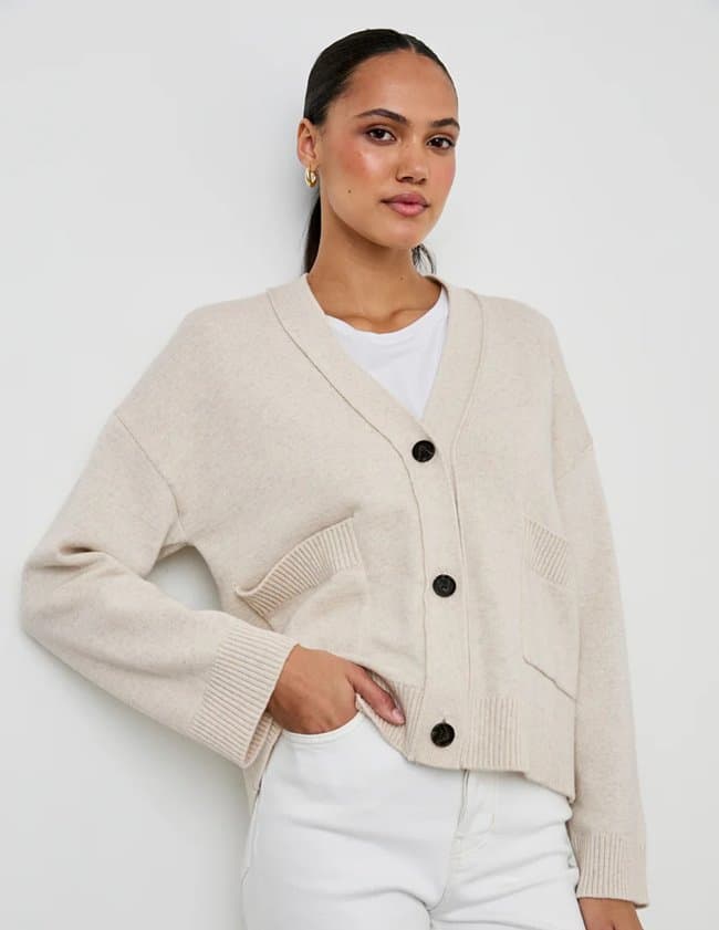 Rails lindi cardigan - oatmeal