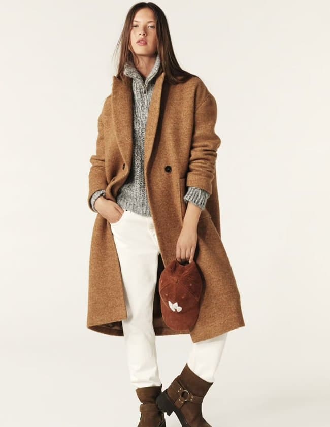 ba&sh tao coat - camel