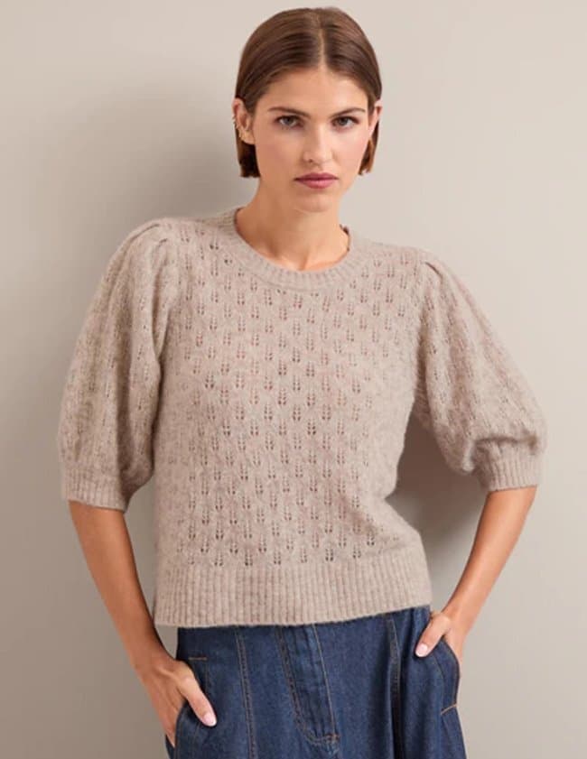 Cefinn jolie jumper - taupe