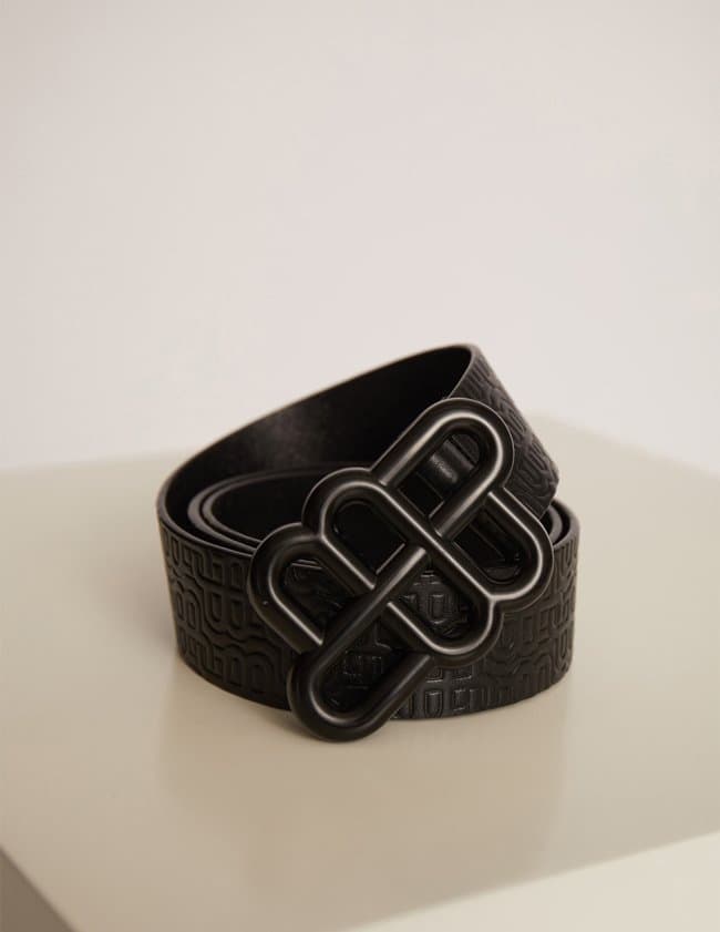 Munthe matter belt - black