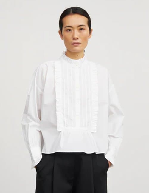 SKALL Studio emilia blouse - optic white