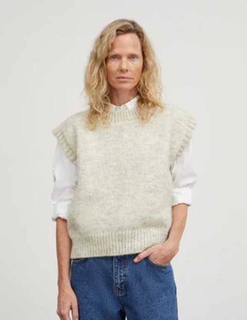 SKALL Studio penny vest - sand