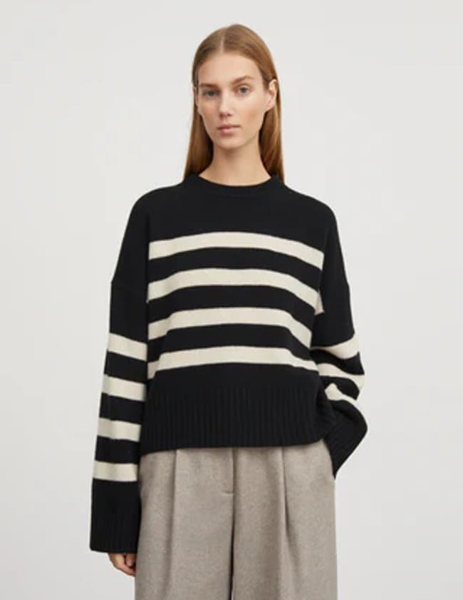 SKALL Studio campa jumper - black stripe