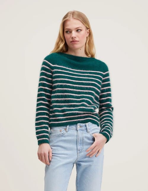 Bellerose dato jumper - stripe green