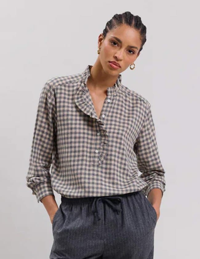 Hartford Clothing carmen shirt - grey