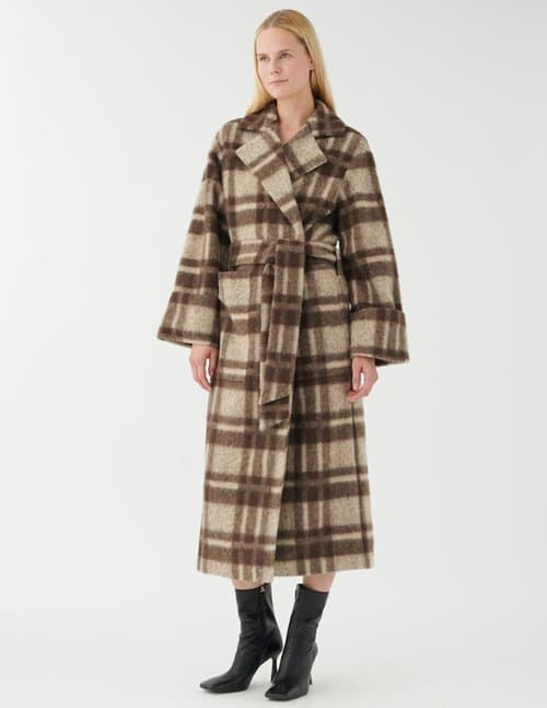 Dea Kudibal clorissadea coat - beaver check