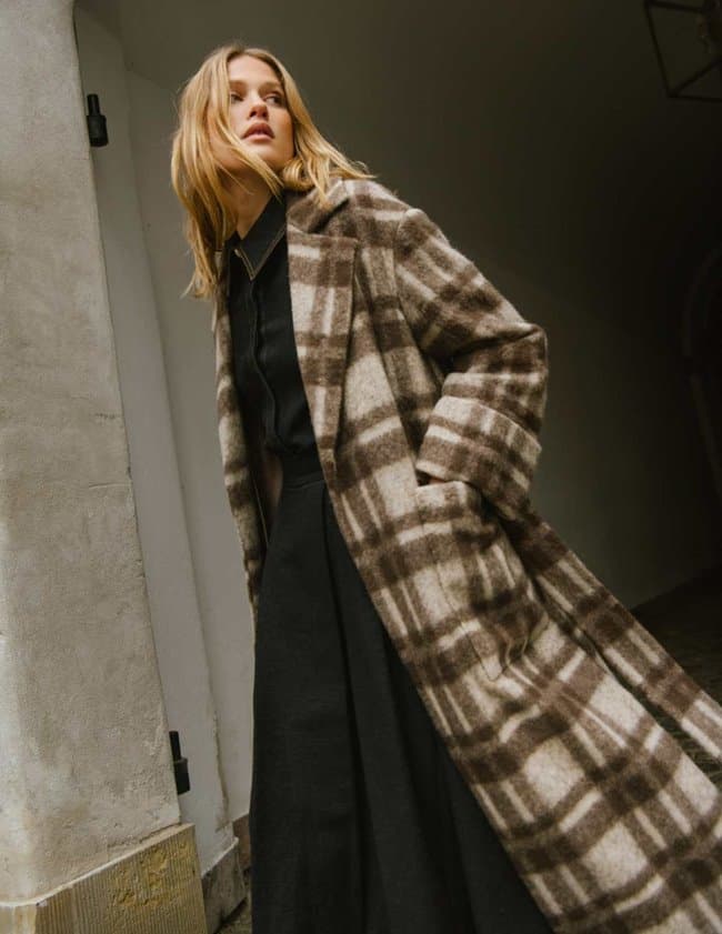 Dea Kudibal clorissadea coat - beaver check