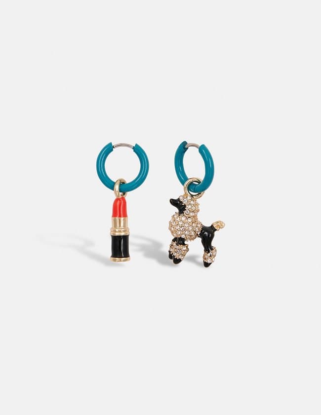 Essentiel Antwerp glipsy earrings - lipstick