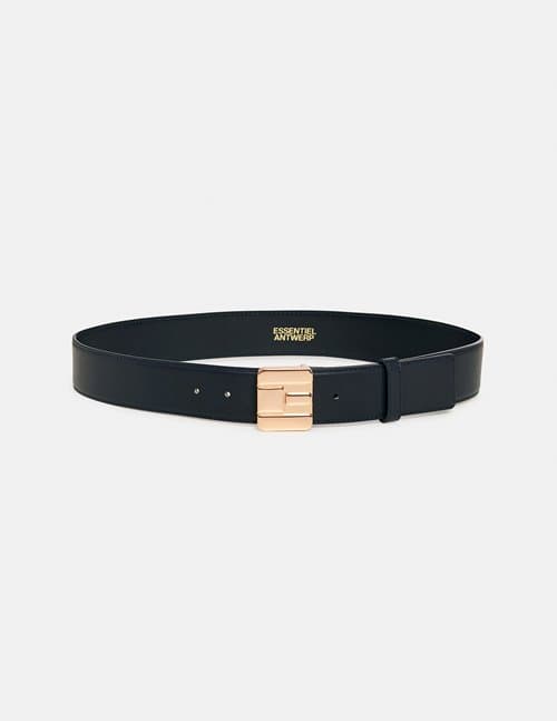 Essentiel Antwerp gelt leather belt - blue