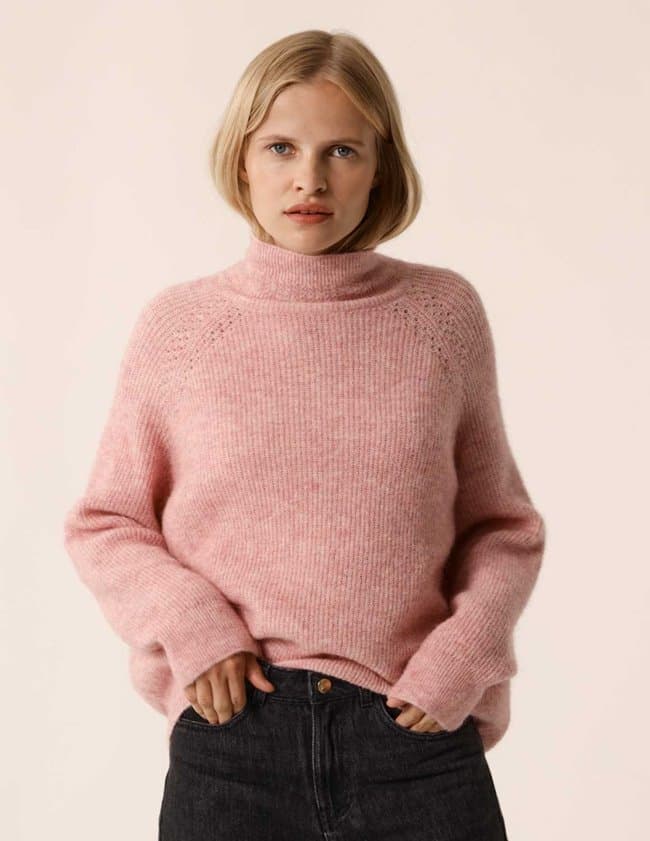 Des Petits Hauts bergamote jumper - pink