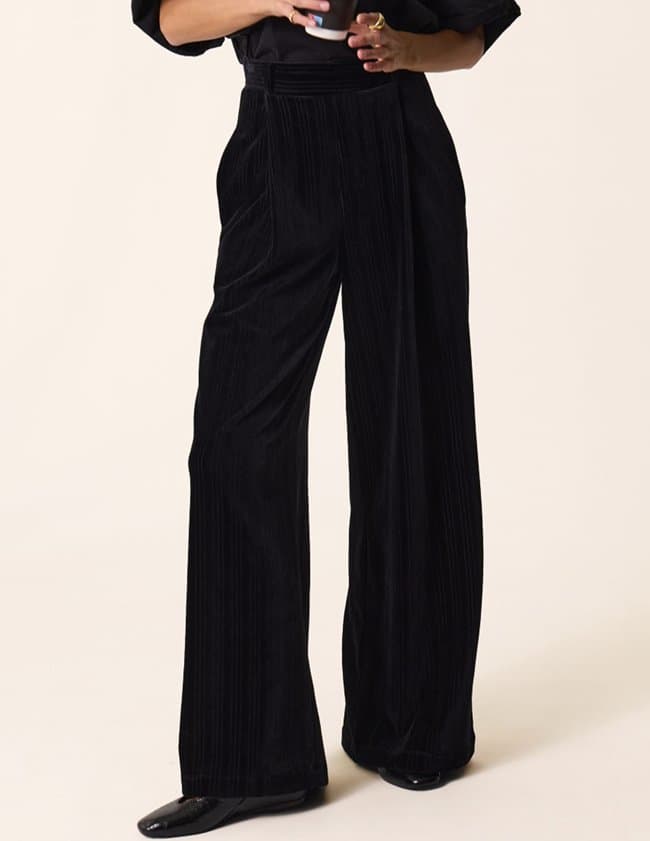 Des Petits Hauts zofia trousers - black