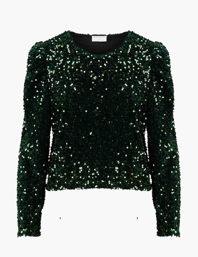 Des Petits Hauts jackson top - green