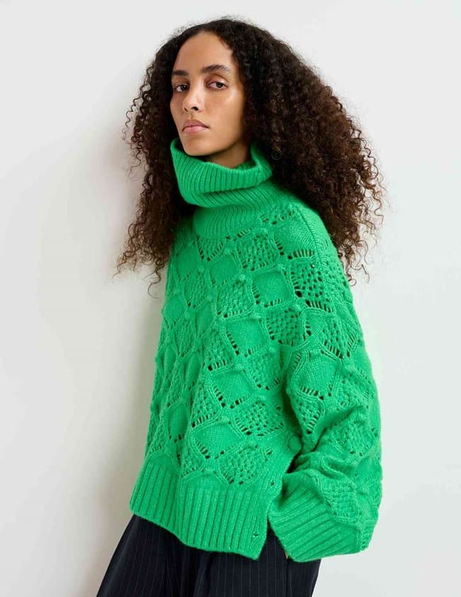 Essentiel Antwerp gonesto jumper - green