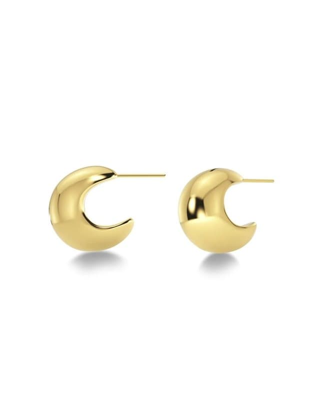 Edblad bold creole s earrings - gold