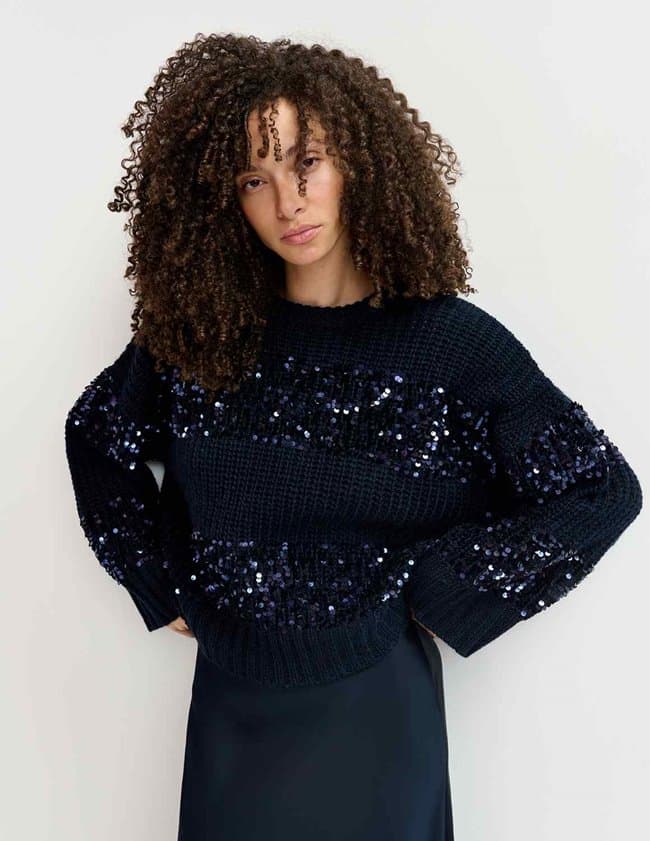 Essentiel Antwerp group jumper - navy