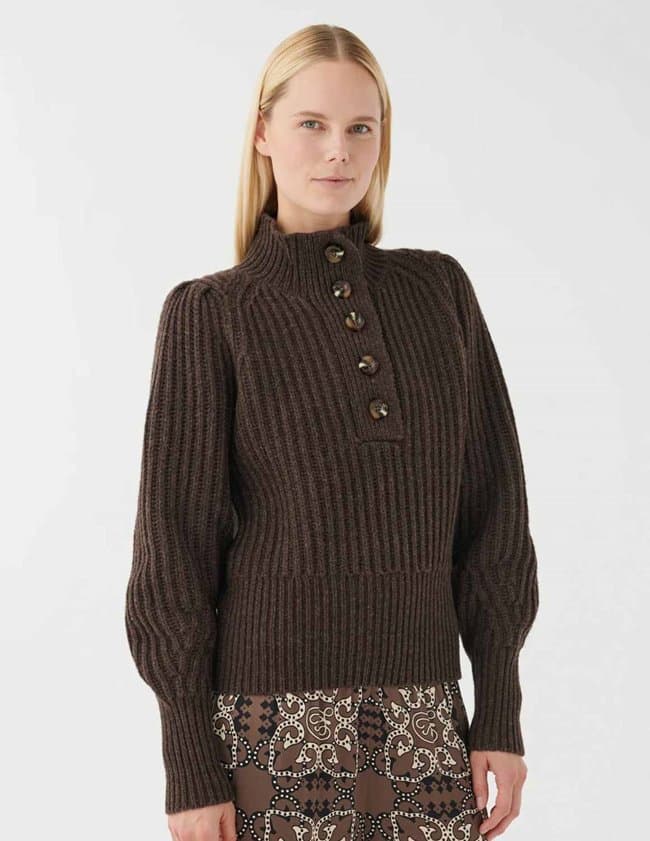 Dea Kudibal mittadea jumper - coffee