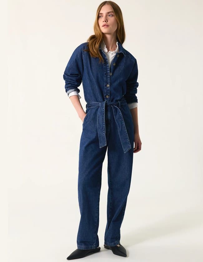 Des Petits Hauts loustik jumpsuit - denim blue