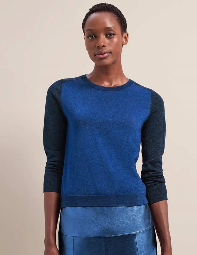 Cefinn remi jumper - blue