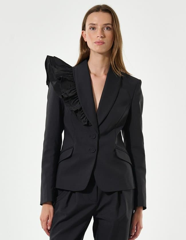 Dea Kudibal flouncadea blazer - black