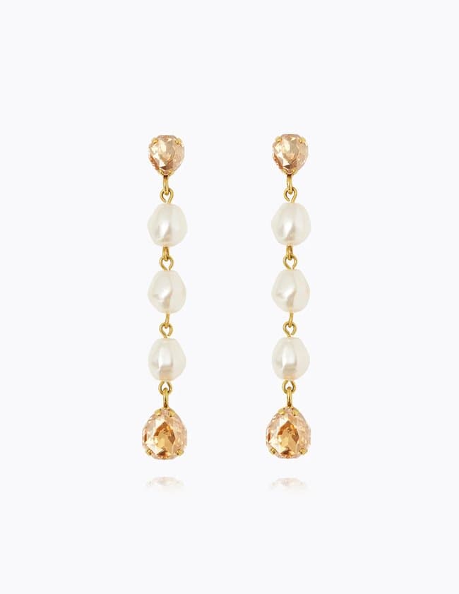 Caroline Svedbom paloma earrings - gold