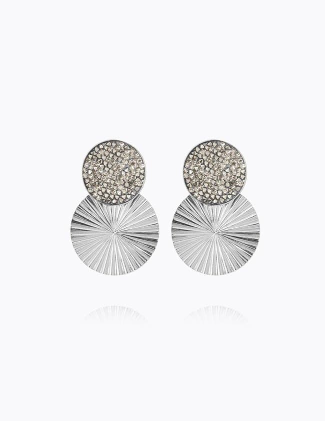 Caroline Svedbom lizzy earrings - rhodium