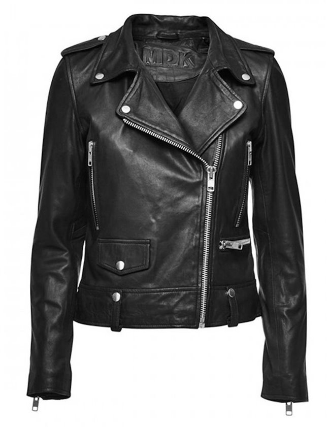 MDK Seattle Leather Jacket | Black | Feather & Stitch