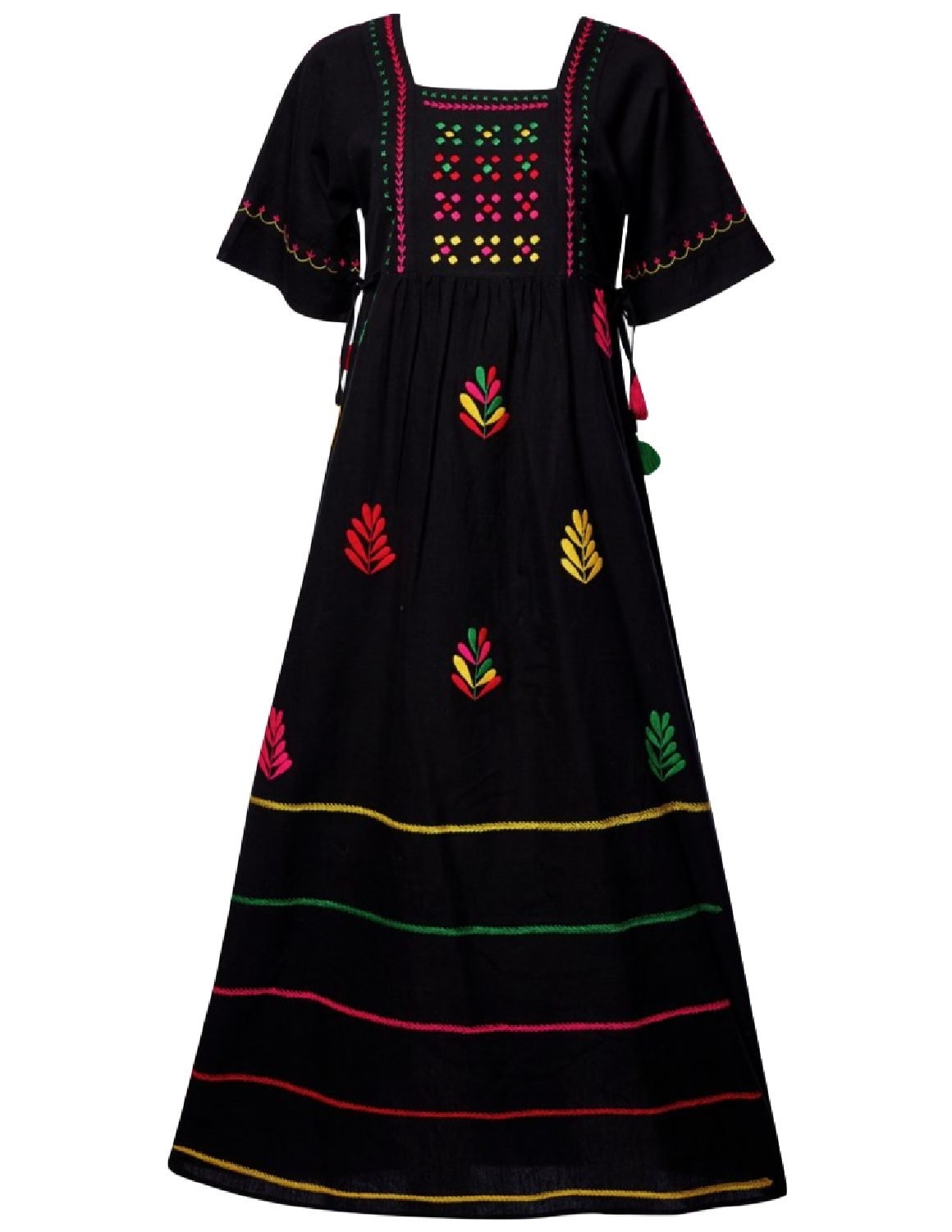 pink-city-prints-south-american-long-dress-black