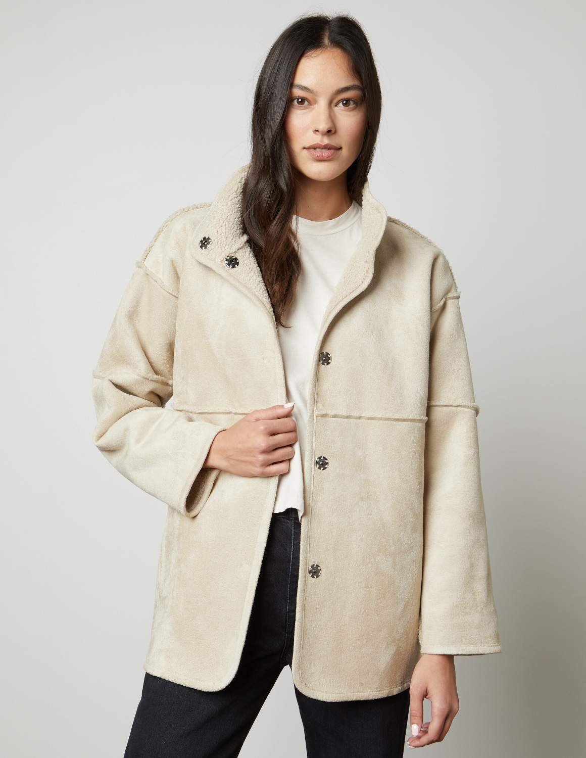 velvet by graham and spencer sherpa coat