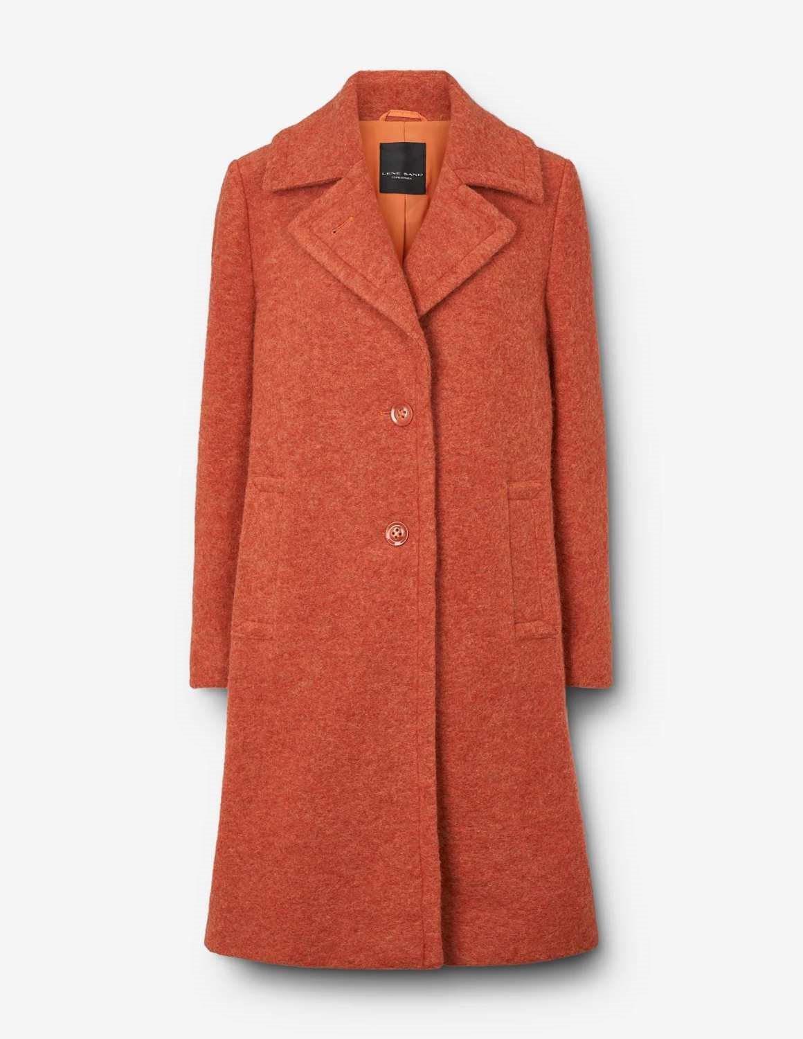 SAND Copenhagen Clareta coat - burnt orange